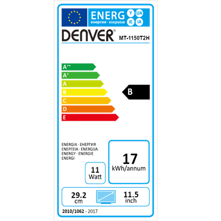 DENVER MT-1050T2H - Energy label.png